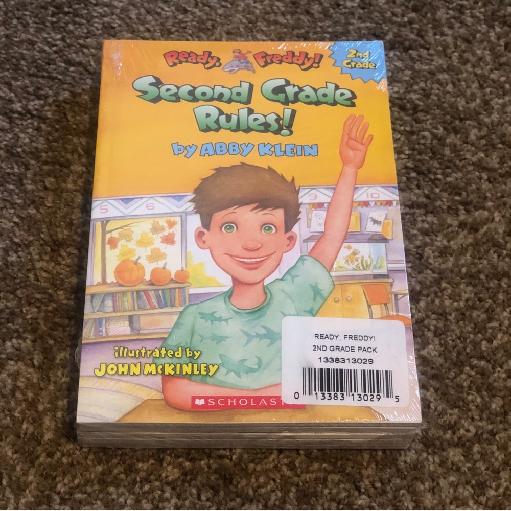 Ready, Freddy! Second Grade Rules! by Abby Klein pack of five books. NWT